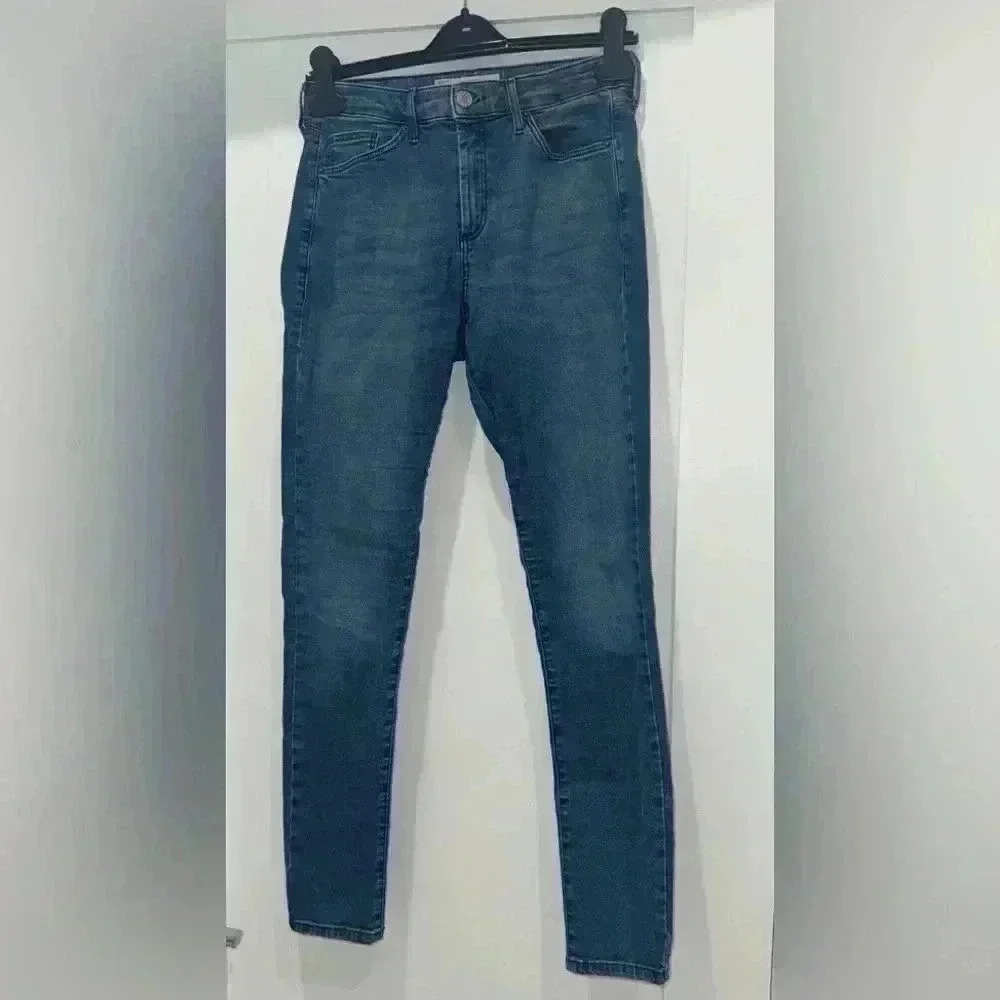 Topshop Light Blue Wash Skinny Jeans - Picture 2 of 7